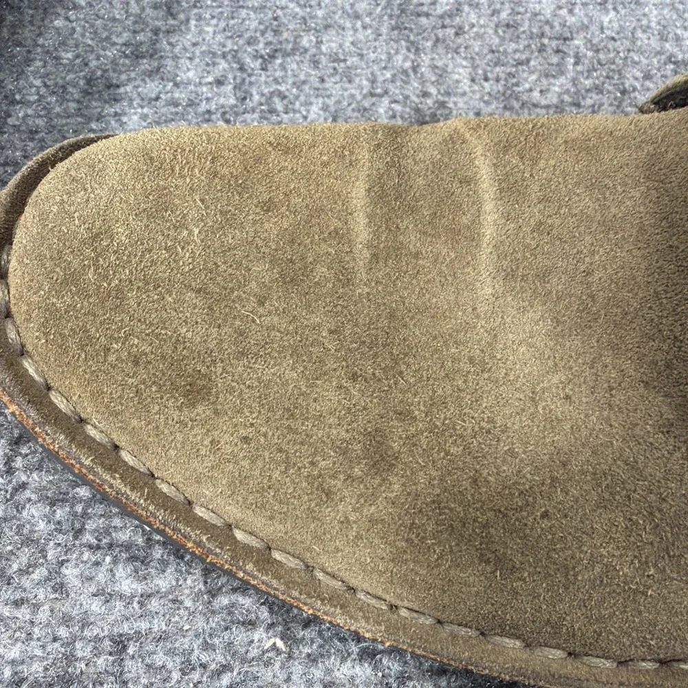 John Varvatos Chukka Boots Mens 9M Brown Suede Leather Tire Tread